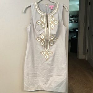 Lilly Pulitzer Mila Shift in Gray Size 4